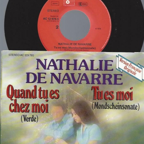 7" Nathalie De Navarre – Quand Tu Es Chez Moi-Renate Kern