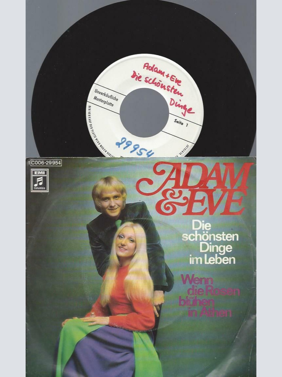 7" Adam & Eve   – Die Schönsten Dinge Im Leben // Promo