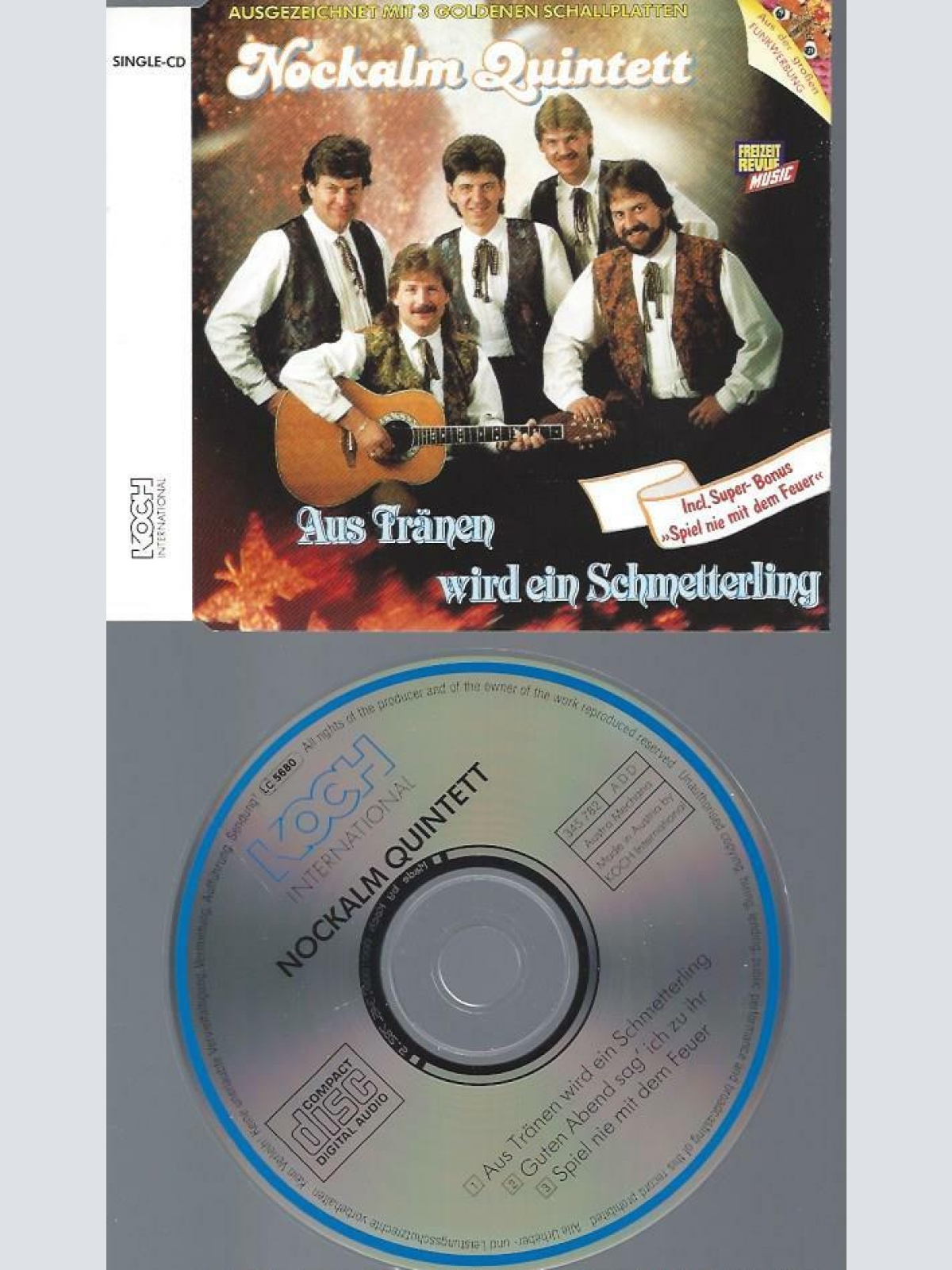 CD-- Nockalm Quintett ‎– Aus Tränen Wird Ein Schmetterling