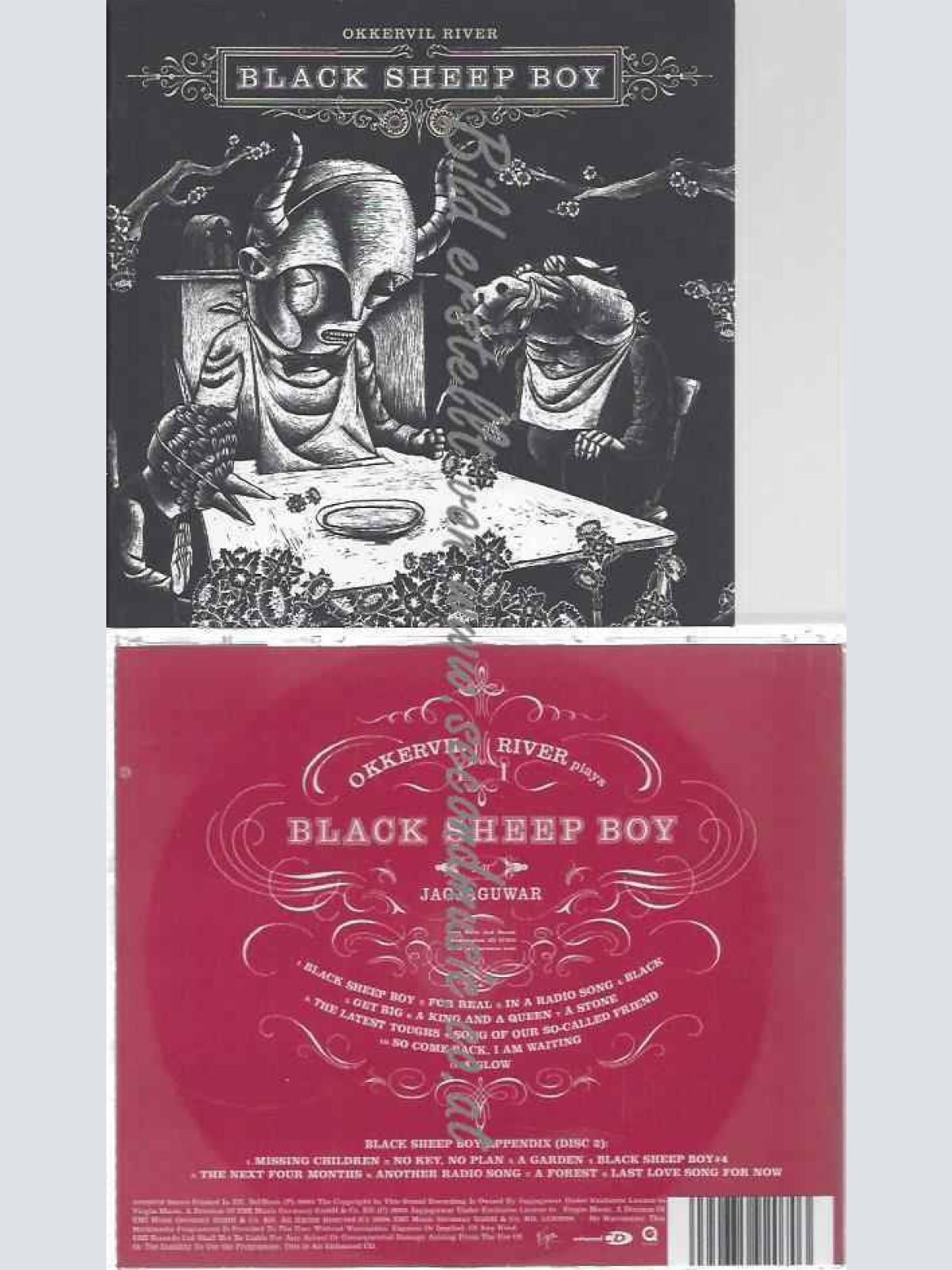 CD--Okkervil River  --Black Sheep Boy & Appendix