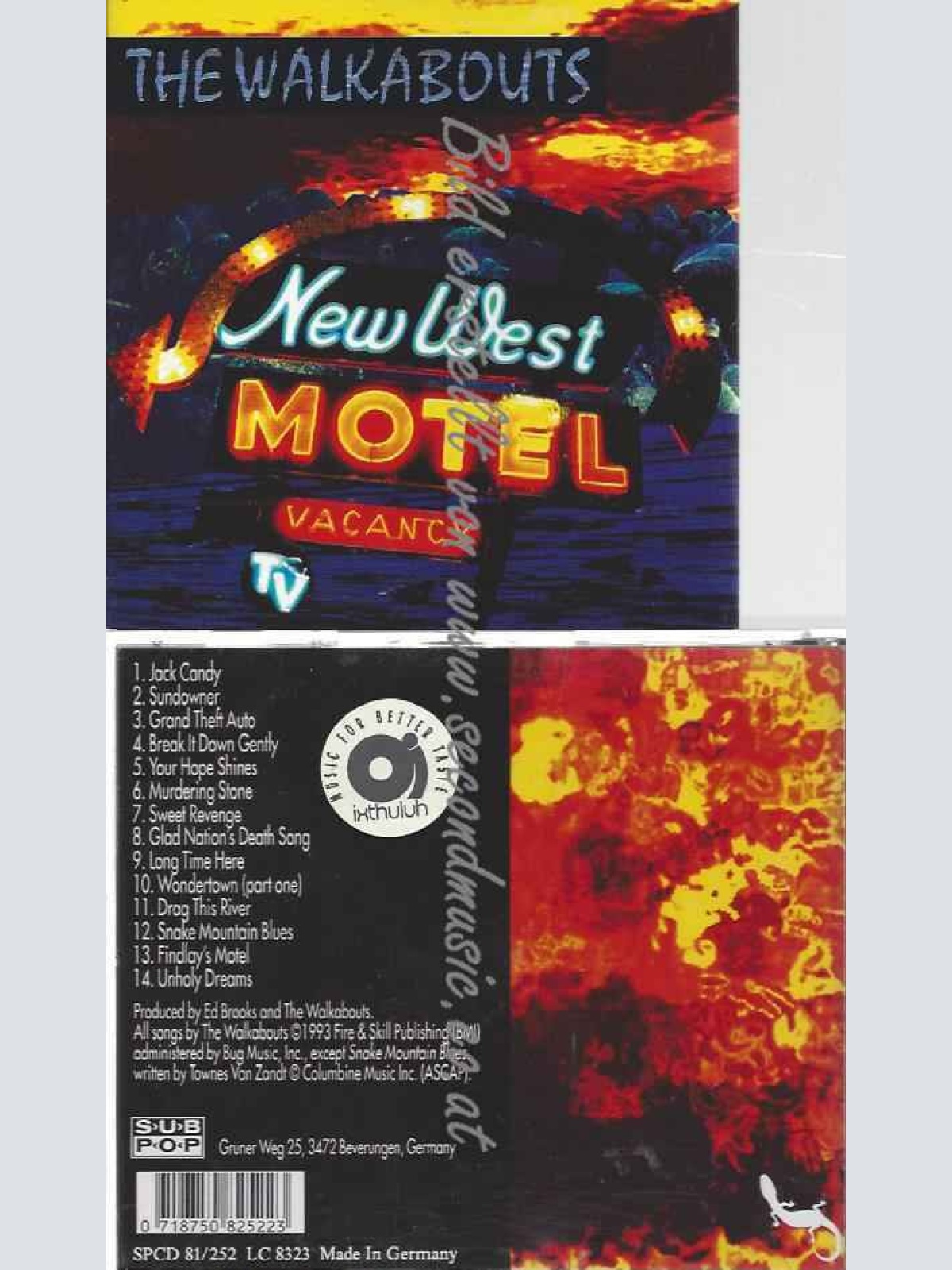 CD--Walkabouts  --New West Motel