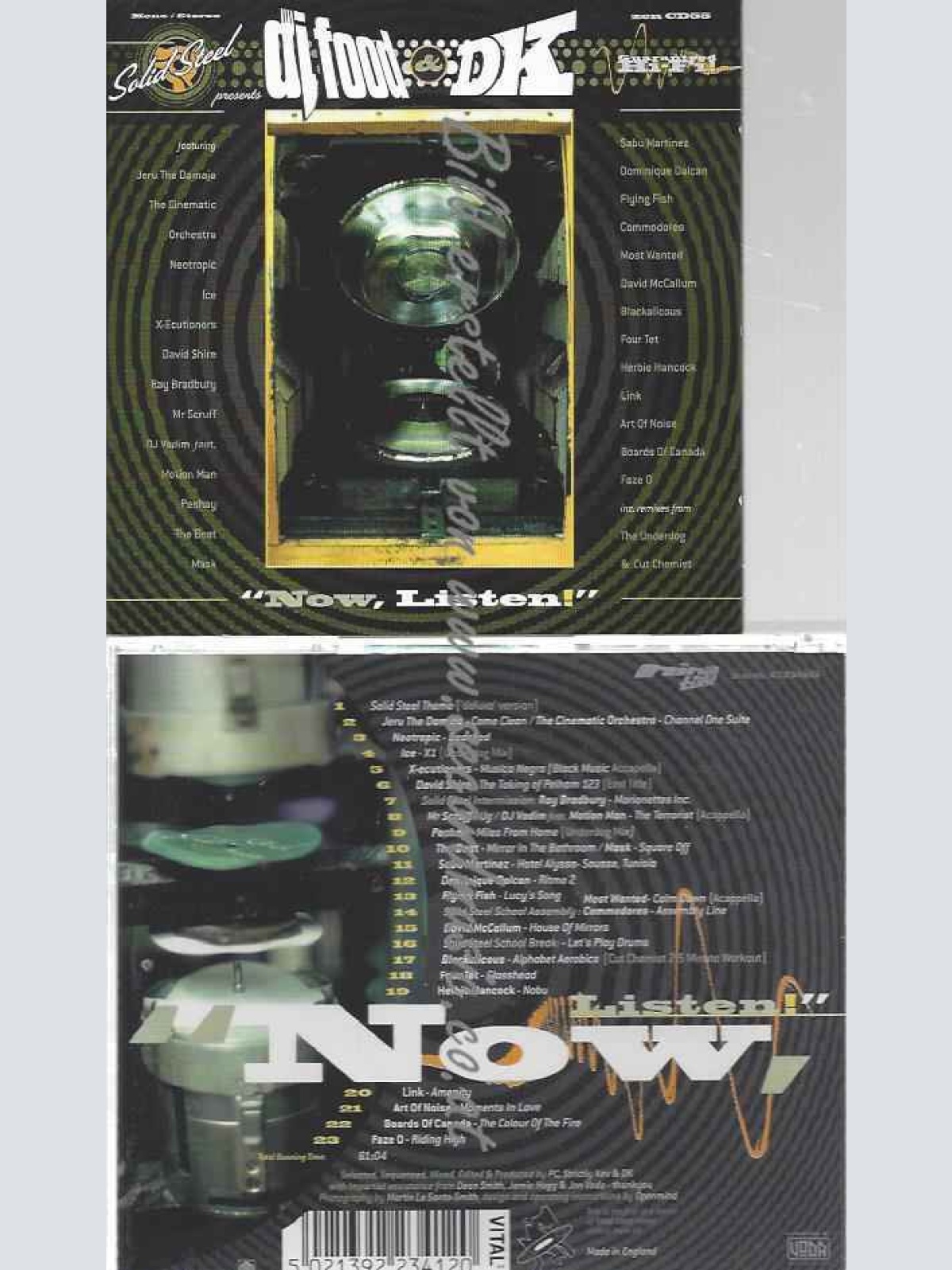 CD--DJ Food  --Now, Listen! - Solid Steel presents DJ Food & DK