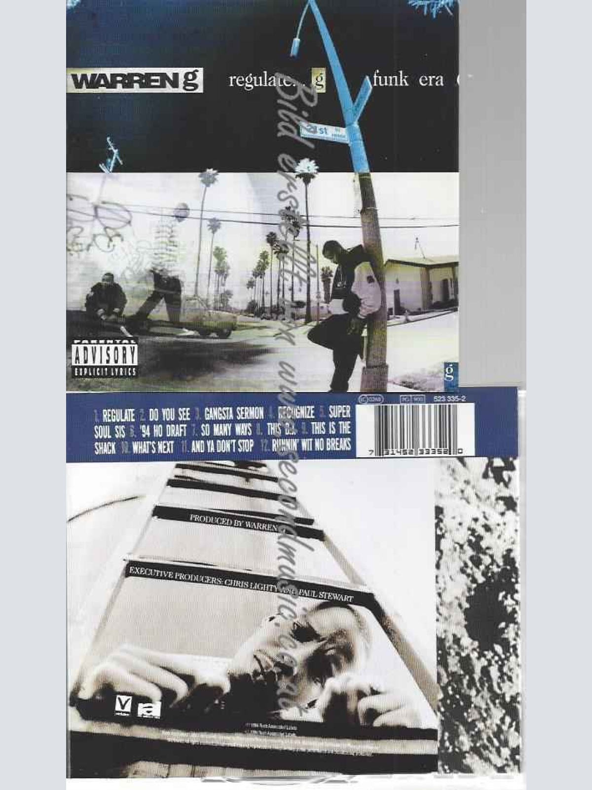 CD--Warren G  --Regulate-the G Funk Era