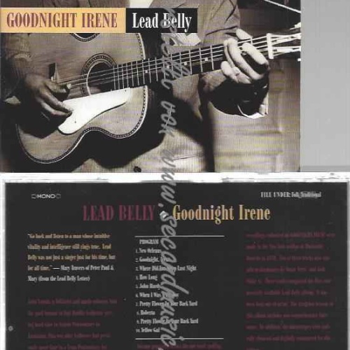 CD--Leadbelly--Goodnight Irene
