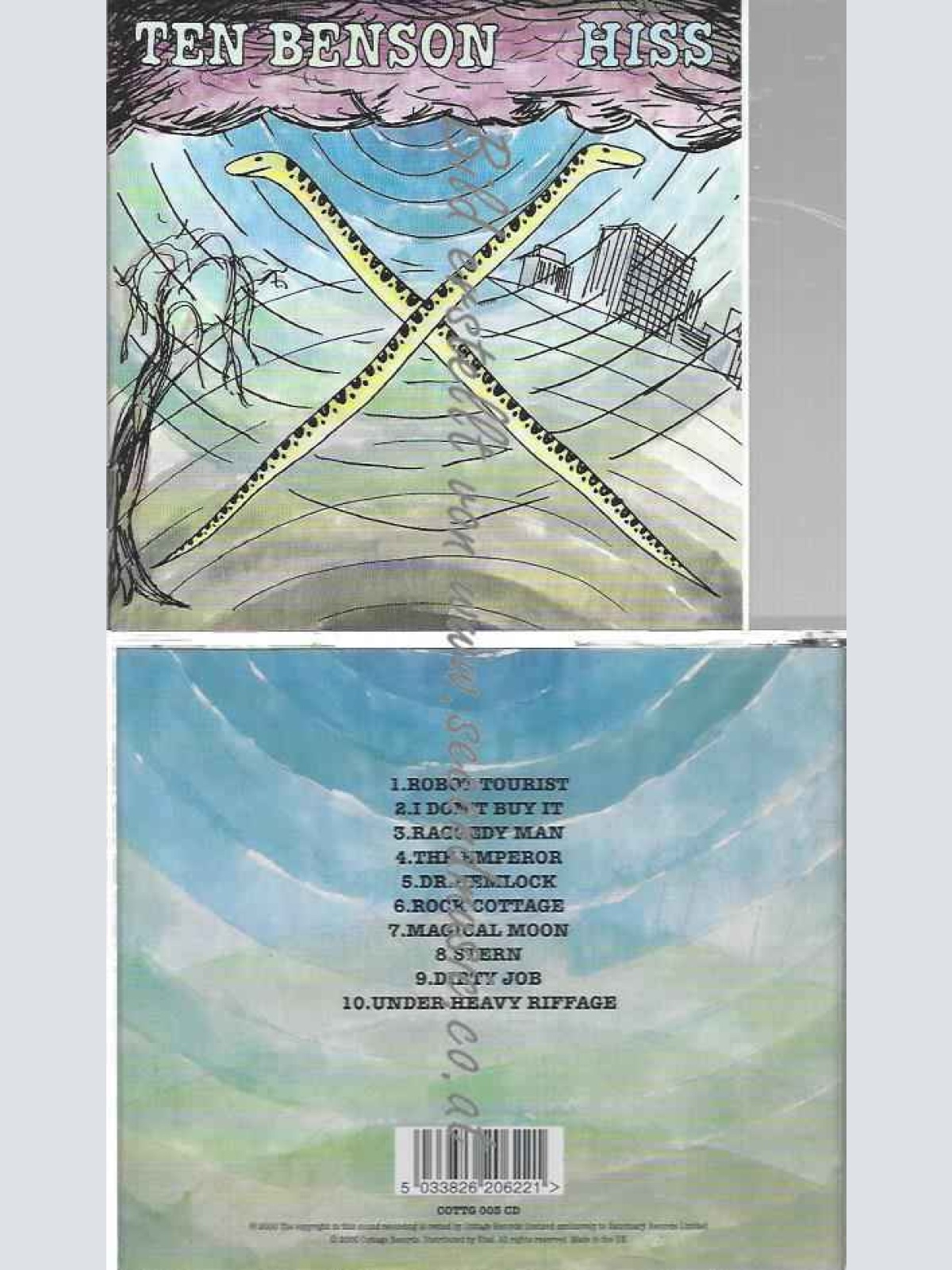 CD--Ten Benson  --Hiss