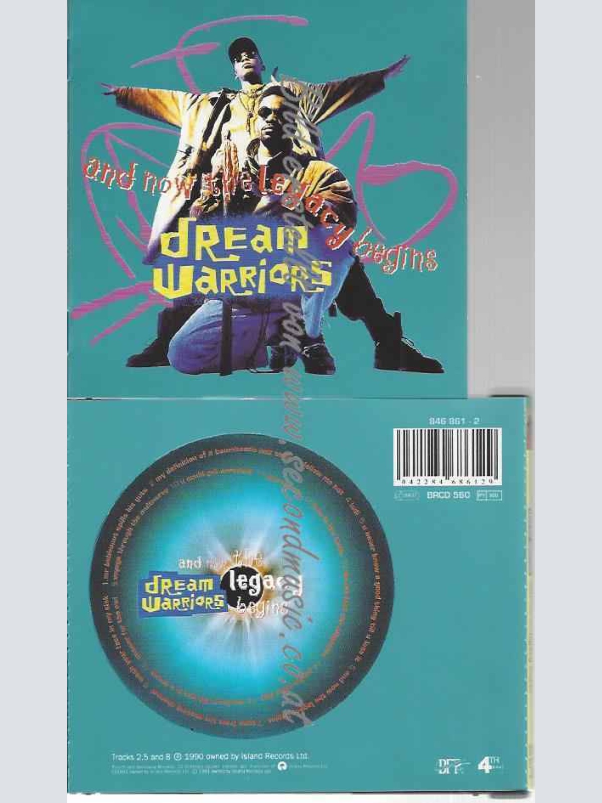 CD--Dream Warriors--And Now the Legacy Begins