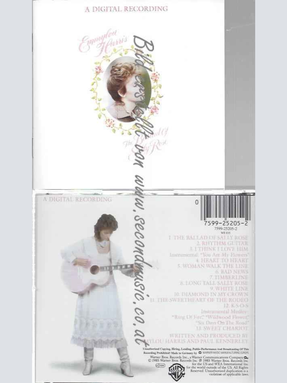 CD--Emmylou Harris  --Ballad of Sally Rose