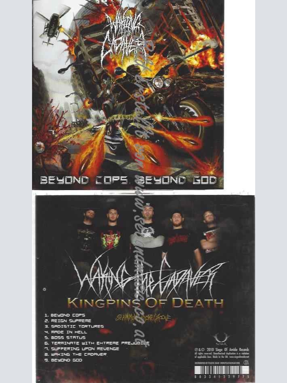 CD--Waking the Cadaver  --Beyond Cops.Beyond God.