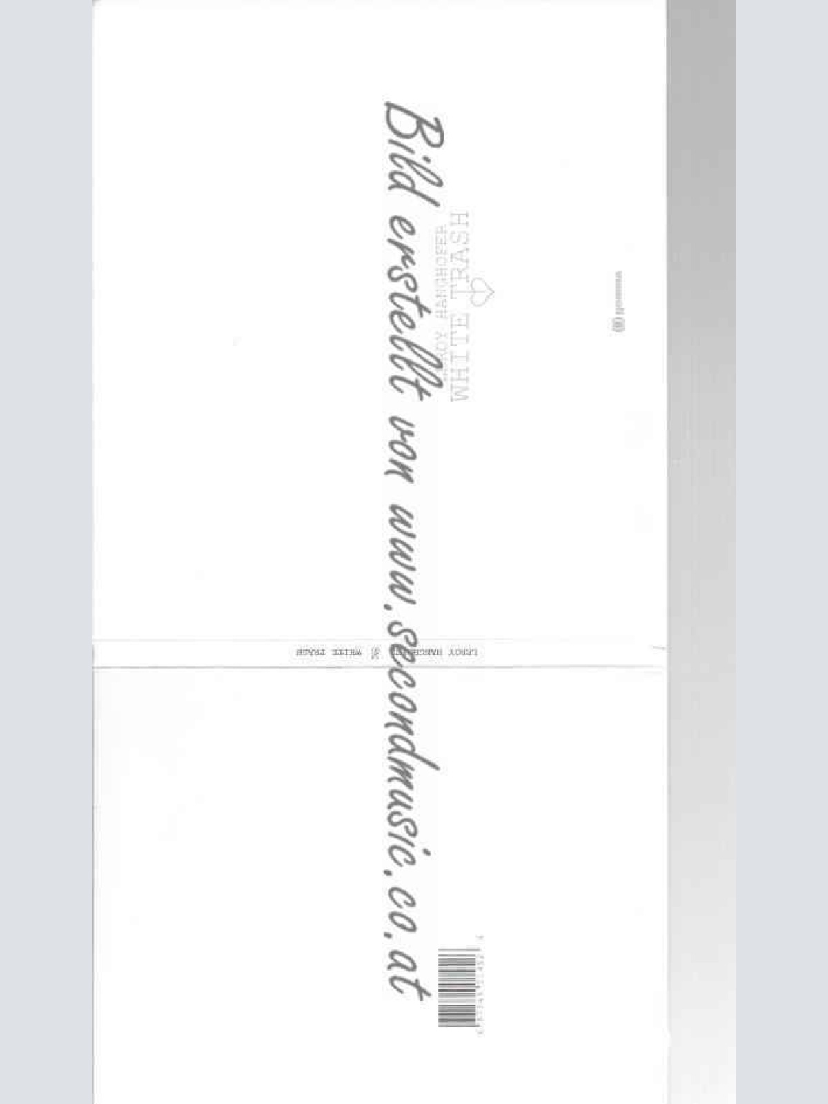 CD--Leroy Hanghofer  --White Trash