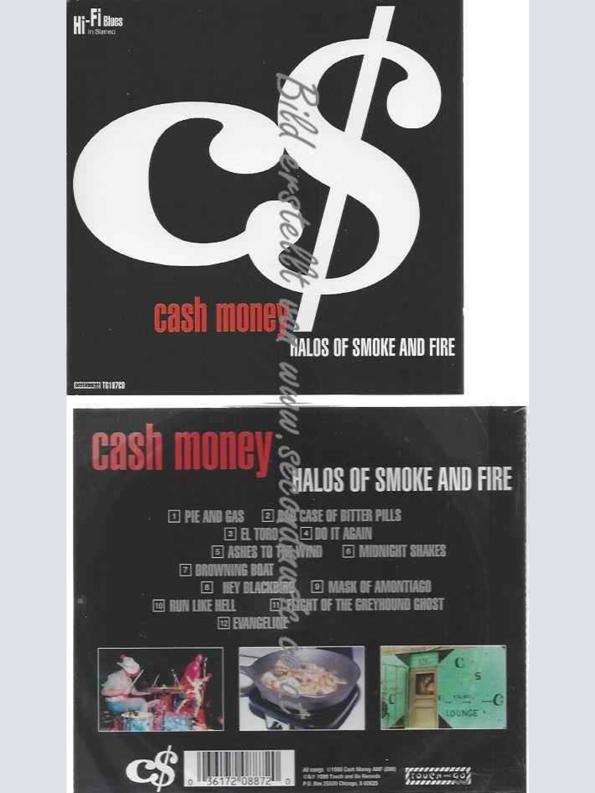CD--Cash Money und Cash Audio  --Halos of Smoke and Fire