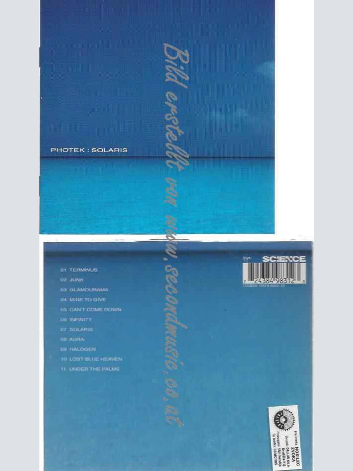 CD--Photek  --Solaris