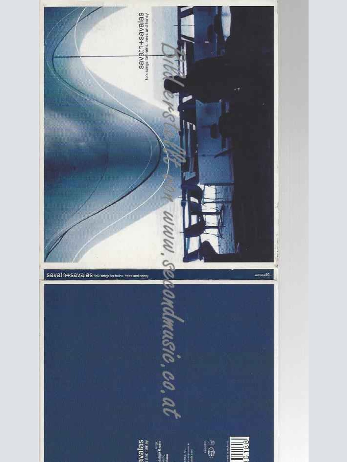 CD--Savath & Savalas und Prefuse   --Folk Songs for Trains,Trees &