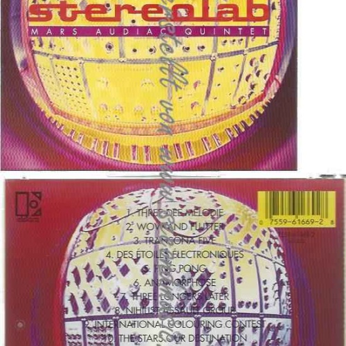 CD--Stereolab  --Mars Audiac Quintet
