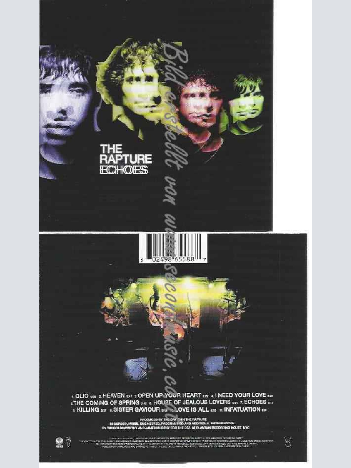 CD--The Rapture--Echoes
