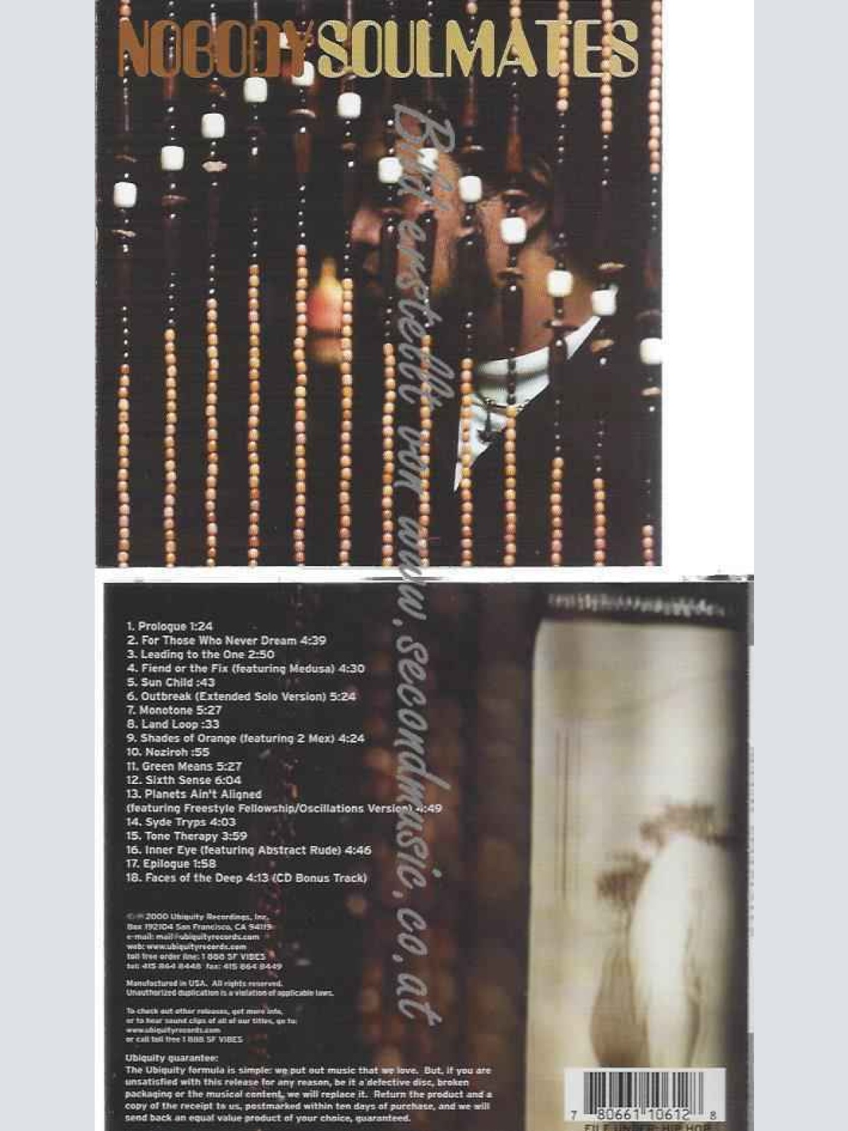 CD--Nobody  --Soulmates