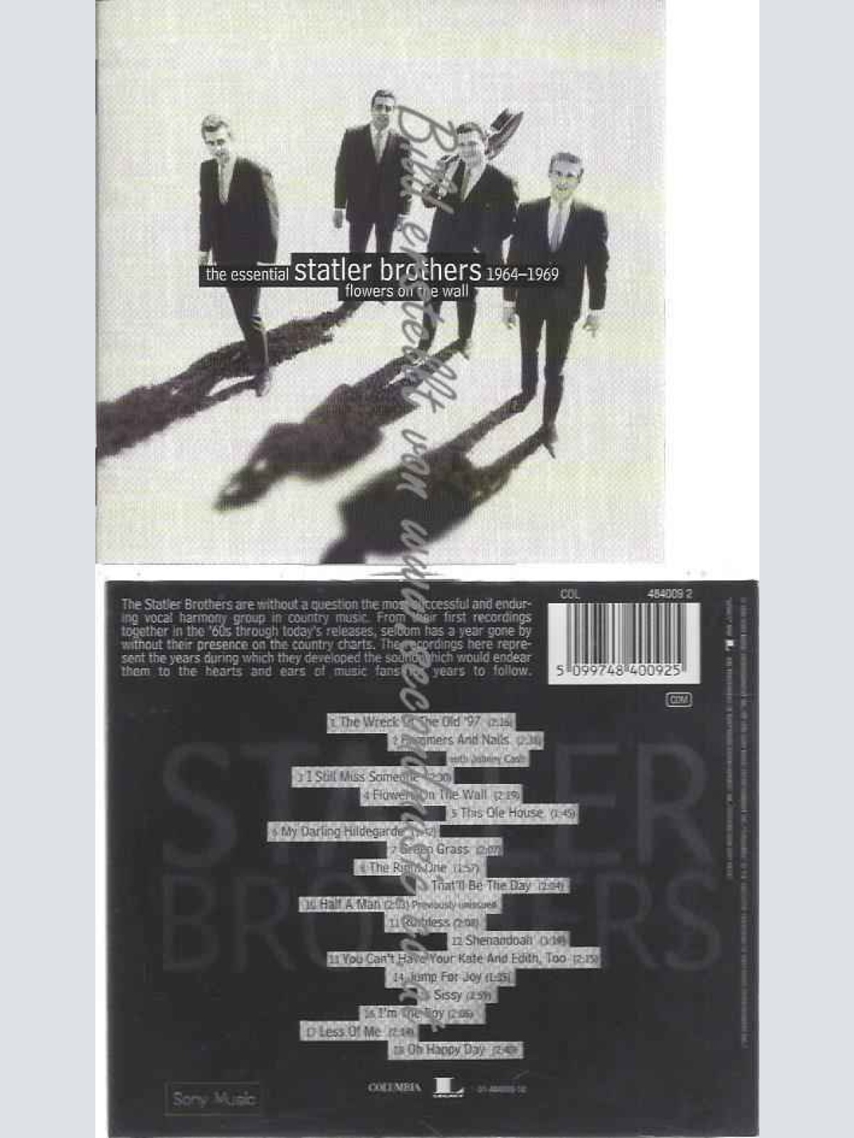 CD--Statler Brothers  --Best of...Flowers on