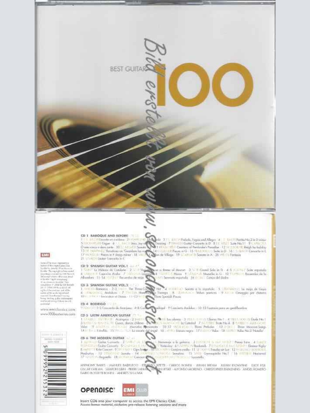 CD--Various  --100 Best Guitar