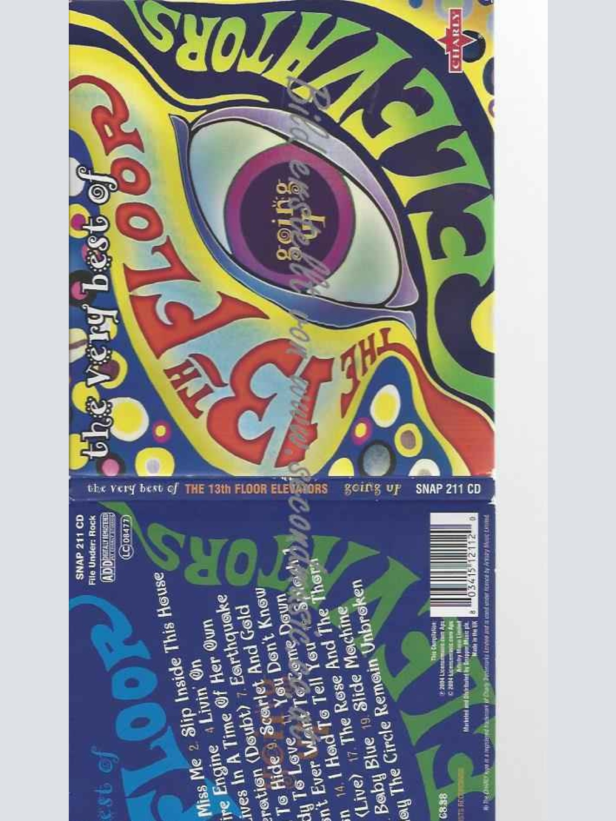 CD--13th Floor Elevators  --Going Up-the Very Best of