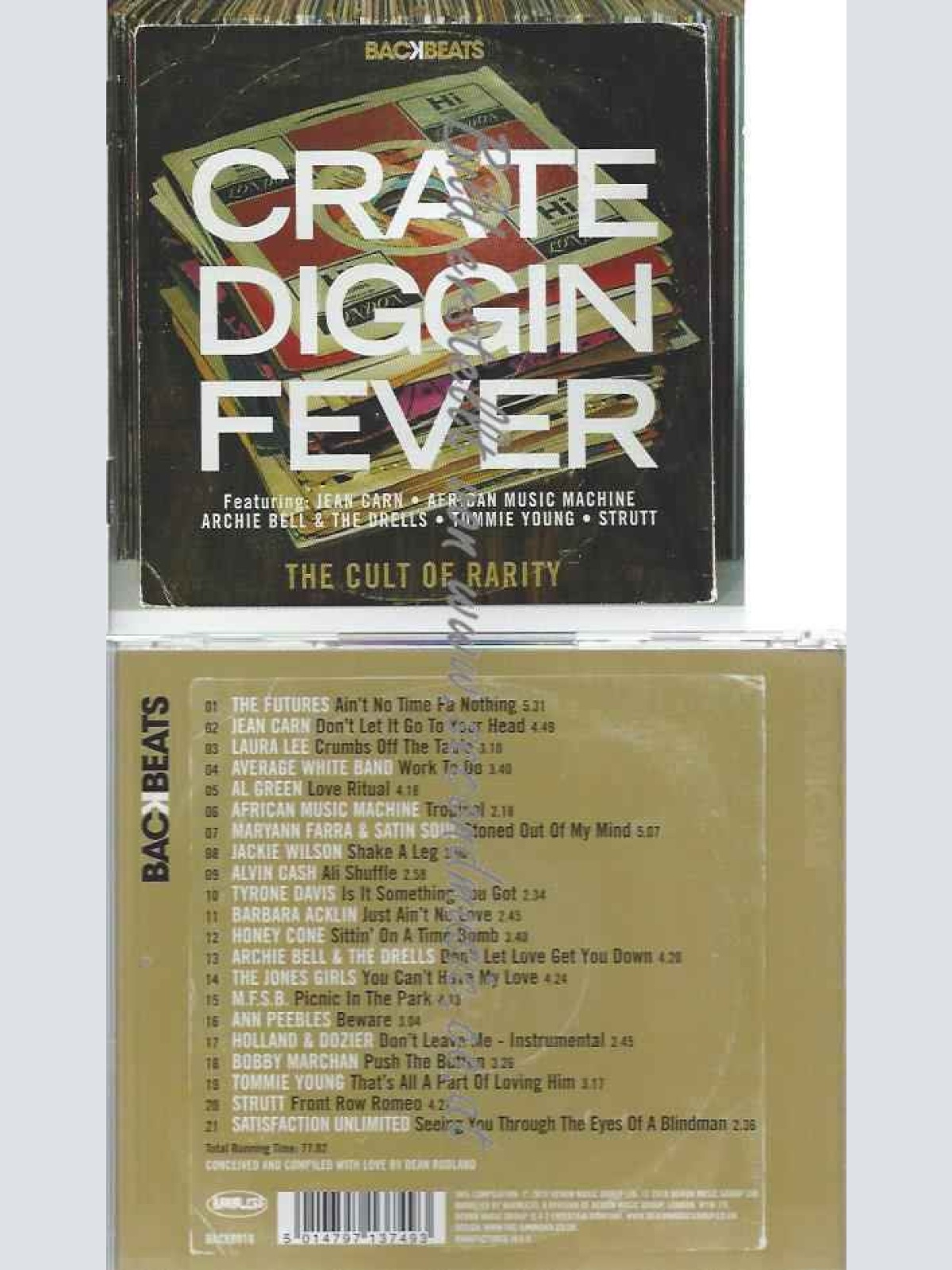 CD--Various  --Backbeats-Crate Diggin' Fever