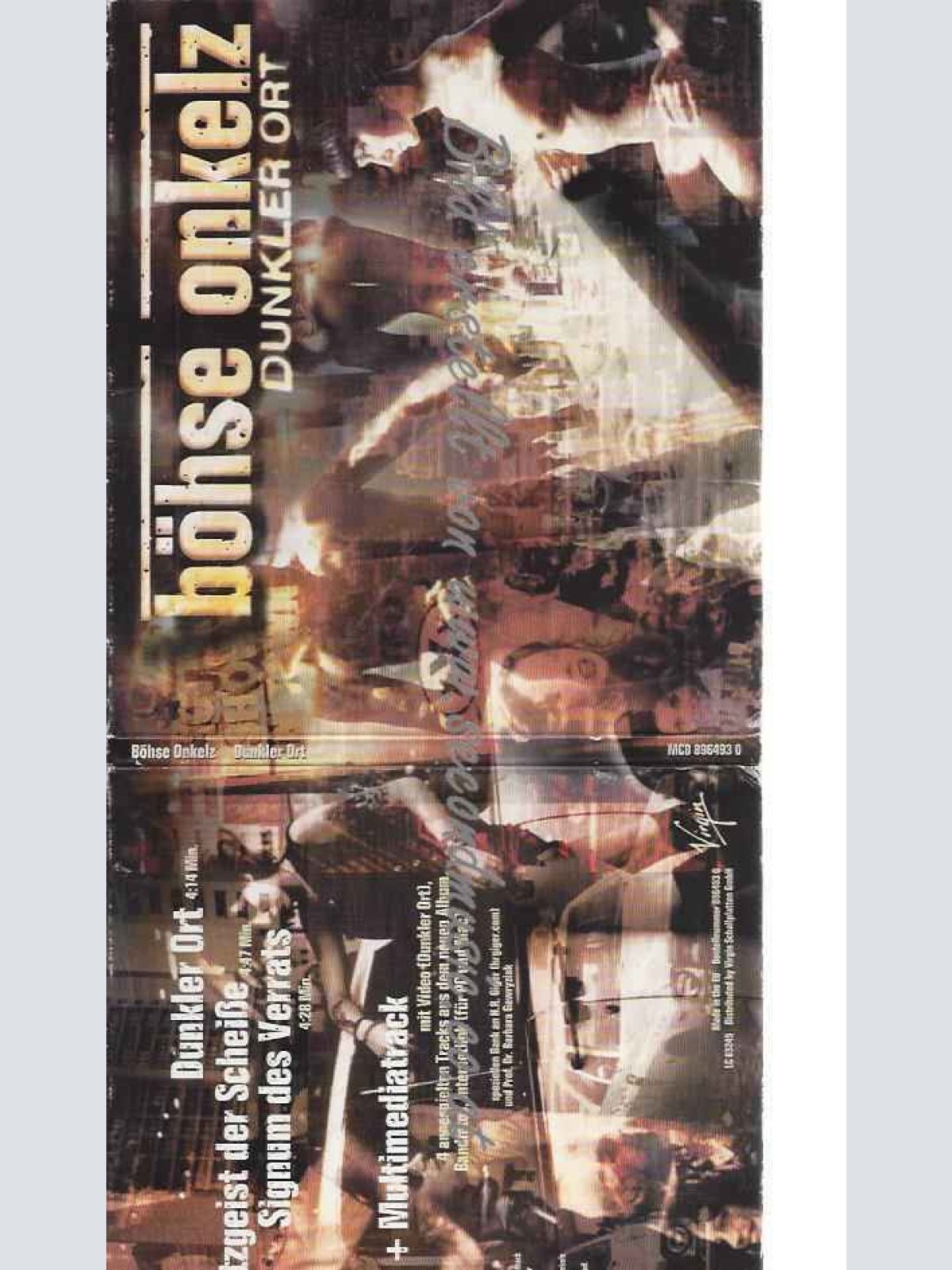 CD--Boehse Onkelz  --Dunkler Ort