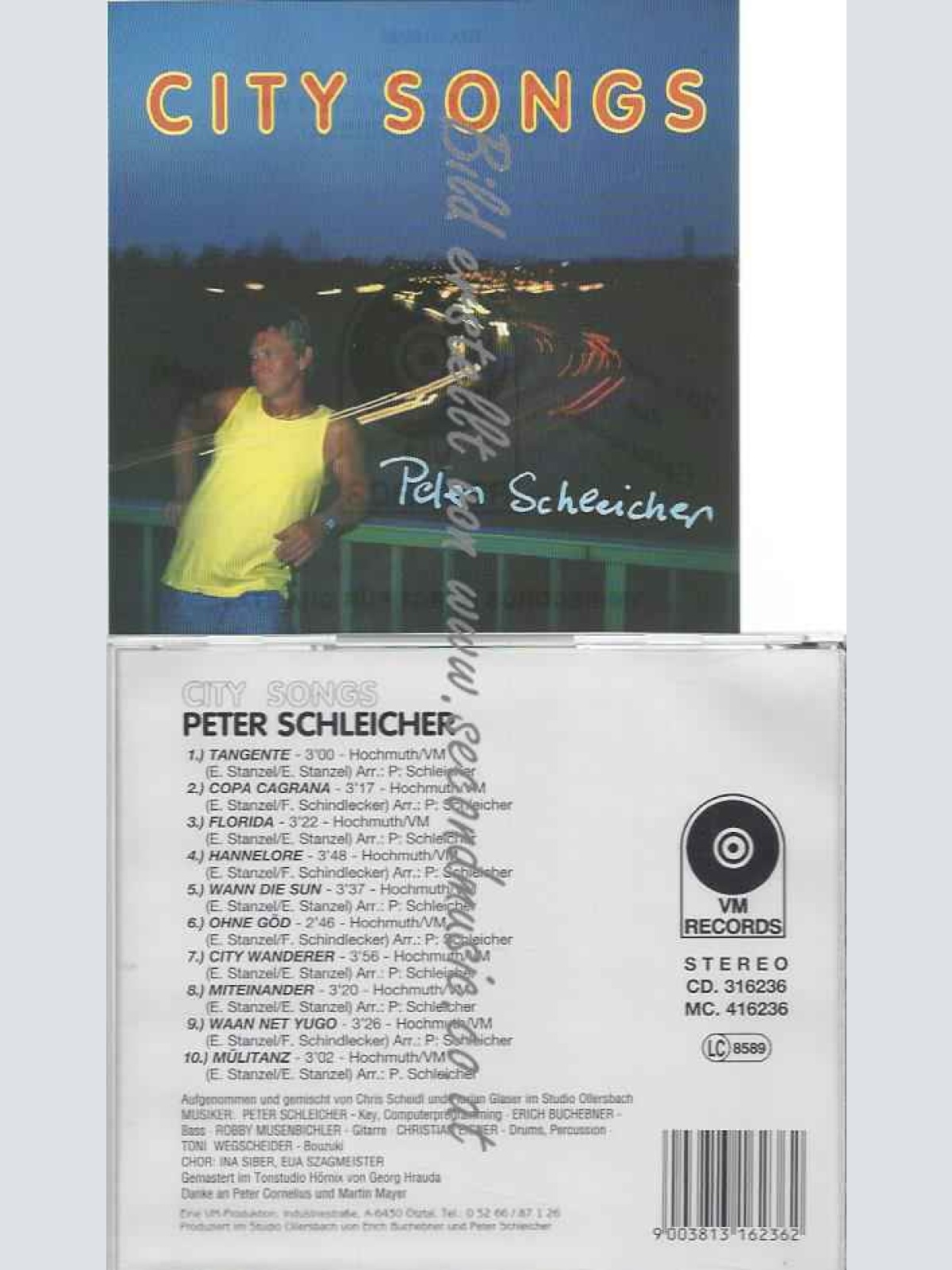 CD--Schleicher,Peter--City Songs