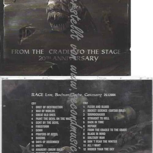 CD--Rage  --From the Cradle to the Stage