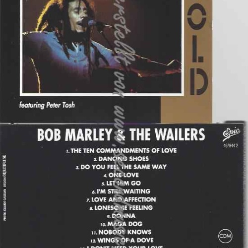 CD--Bob Marley  --Gold