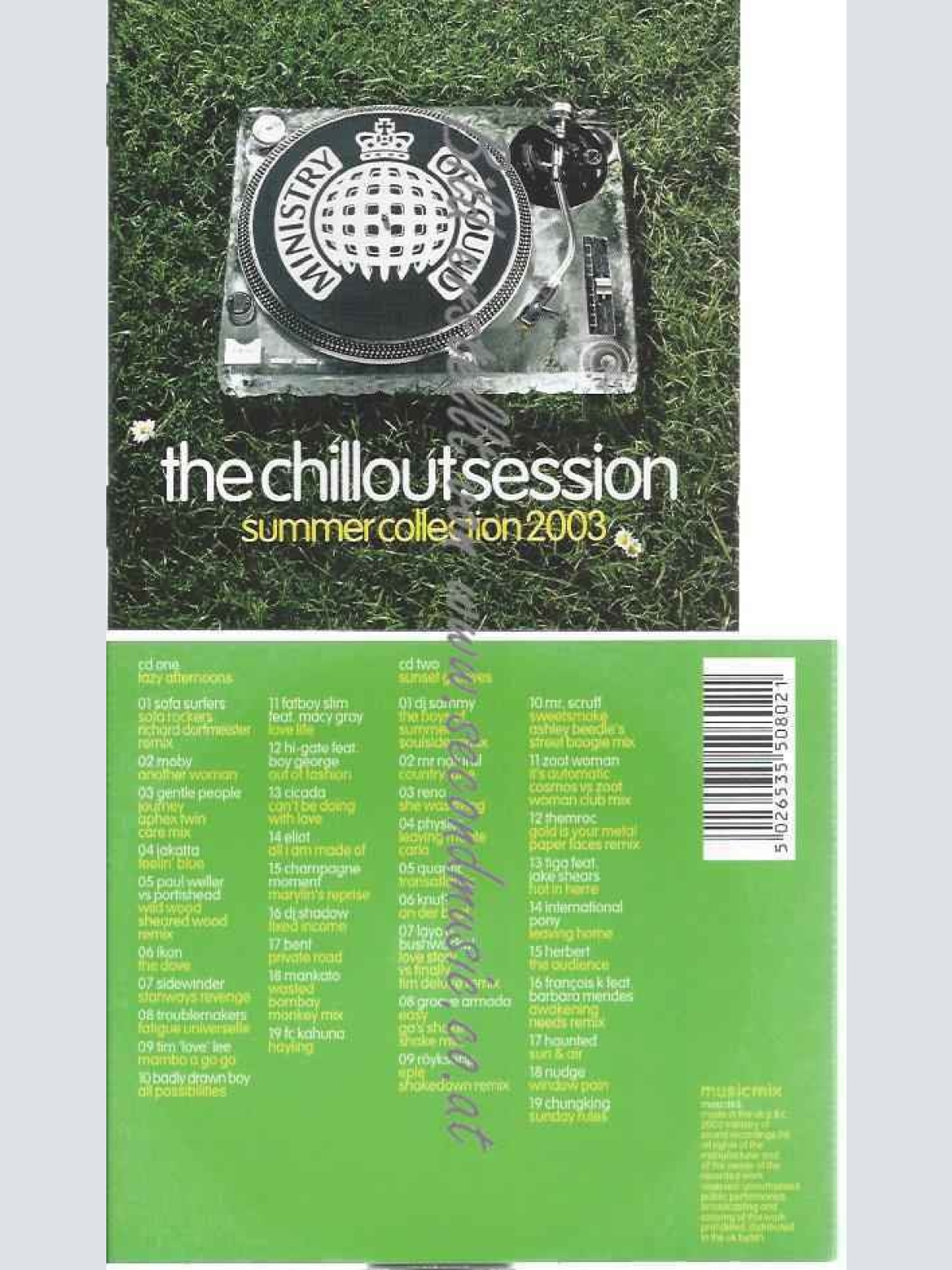 CD--Various  --Chillout Session-Summer  2003