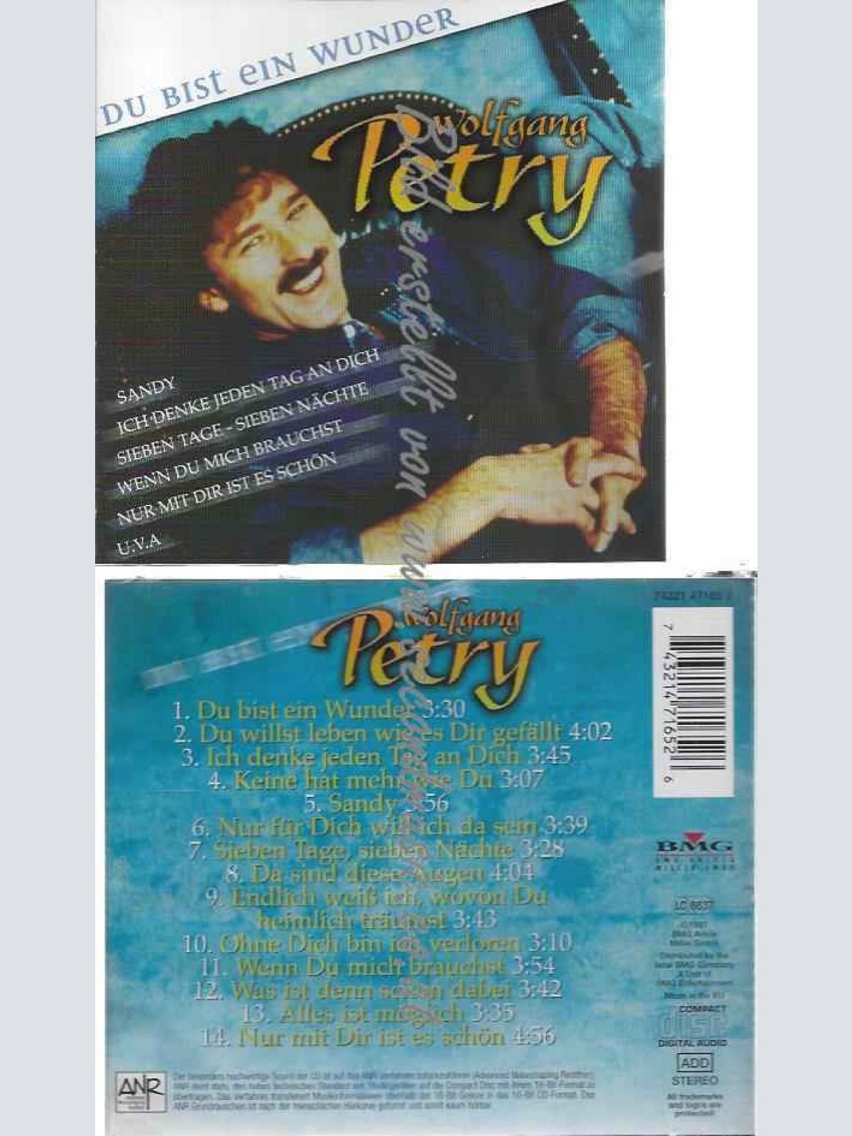CD--Wolfgang Petry  --Du Bist Ein Wunder