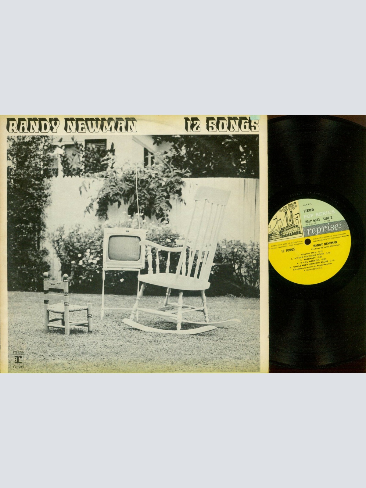 LP--Randy Newman – 12 Songs // UK RSLP 6373