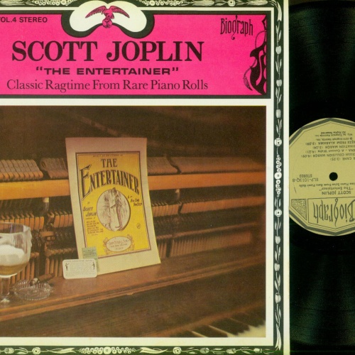 LP--Scott Joplin – "The Entertainer" Classic Ragtime From Rare Piano Rolls