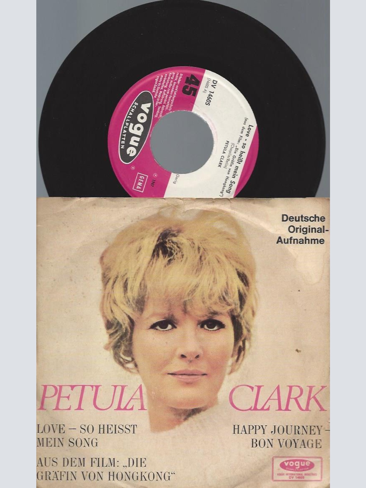 7" Petula Clark – Love - So Heißt Mein Song