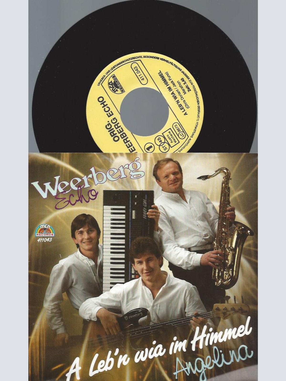 7" Org. Weerberg Echo – A Leb'n Wia Im Himmel