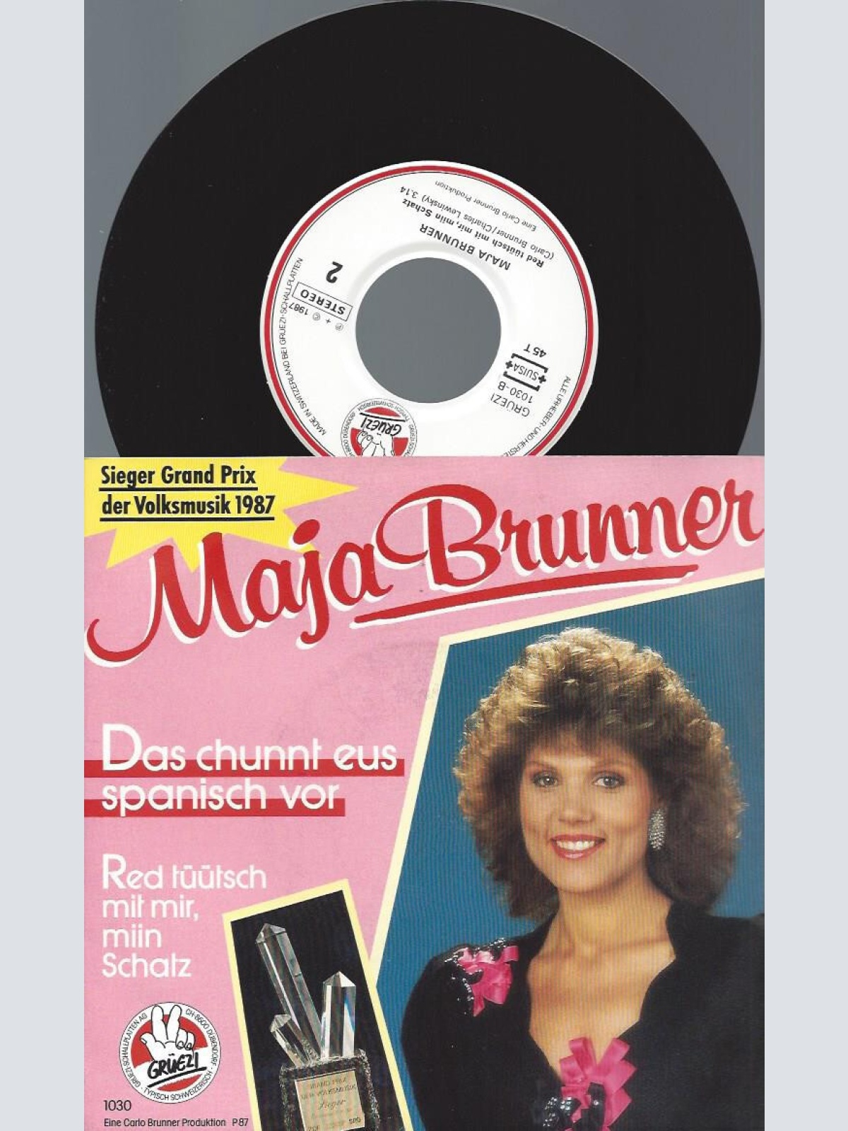 7" Maja Brunner – Das Chunnt Eus Spanisch Vor