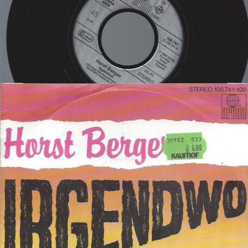 7" Horst Berger – Irgendwo