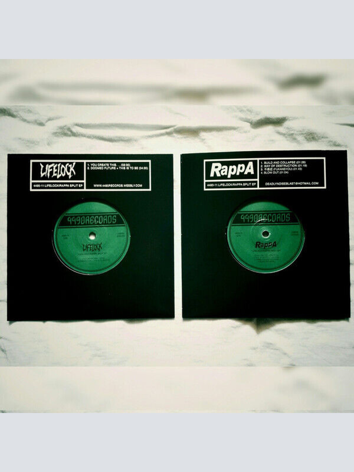 7", EP Life Lock / Rappa - Split EP