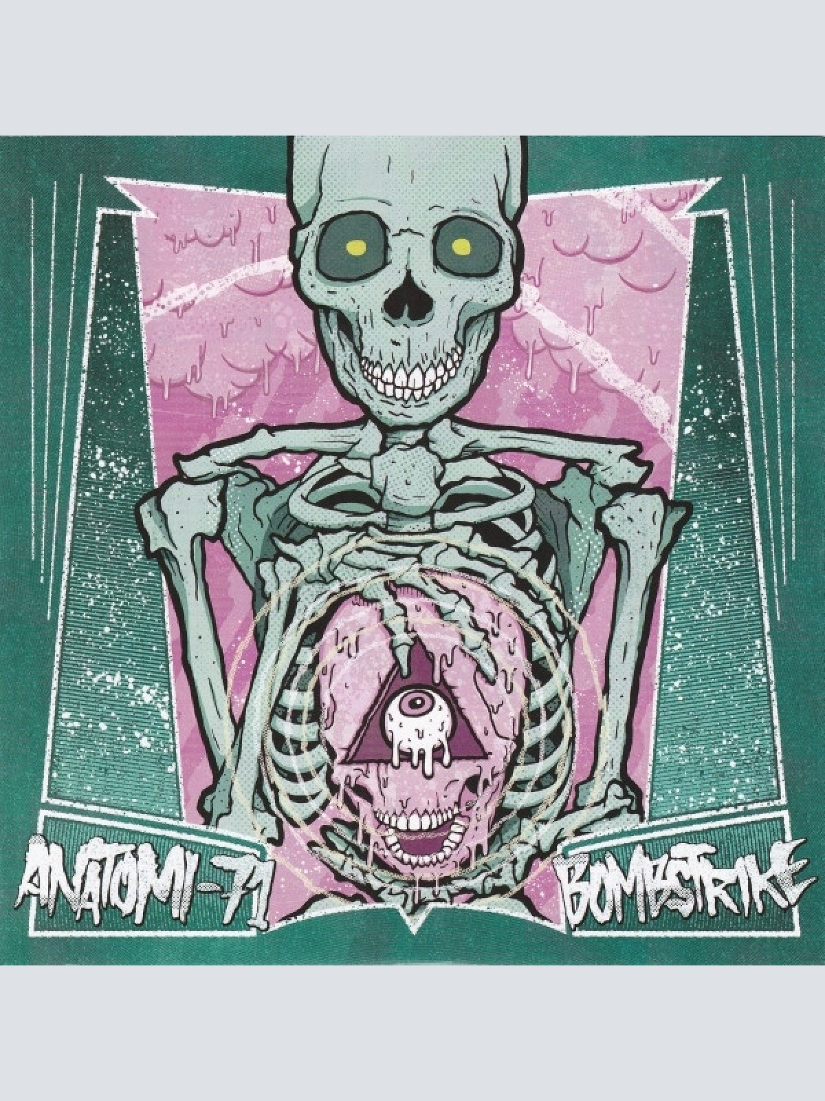 7", Red Anatomi-71 / Bombstrike - Anatomi-71 / Bombstrike