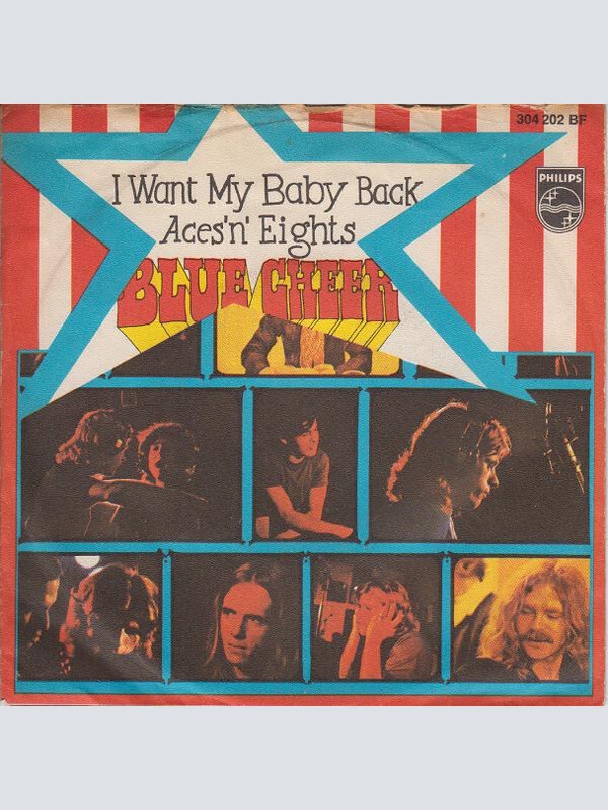7", Mono Blue Cheer - I Want My Baby Back / Aces'n' Eights
