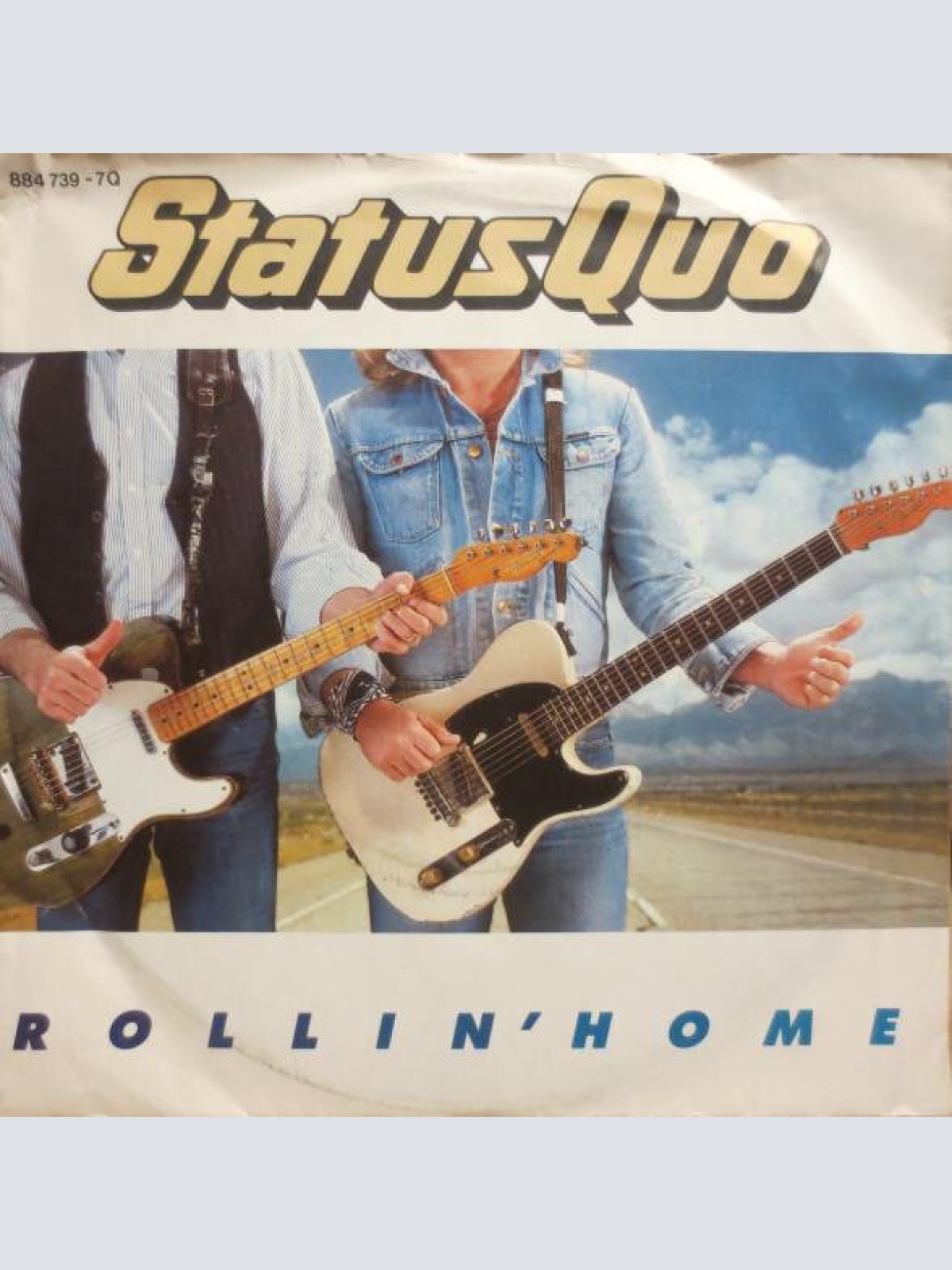 7", Single Status Quo - Rollin' Home