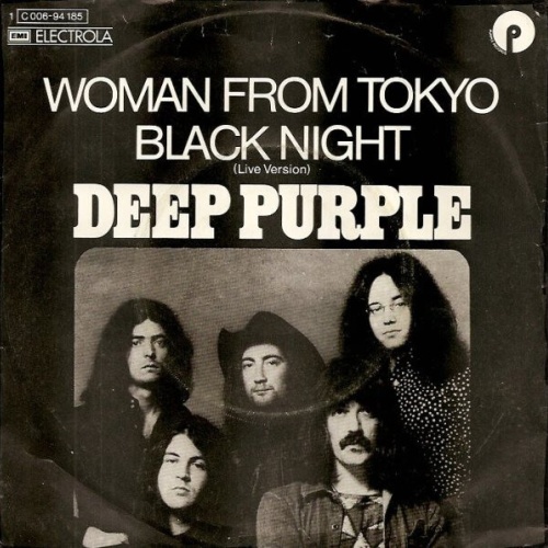 7", Single Deep Purple - Woman From Tokyo / Black Night (Live Version)