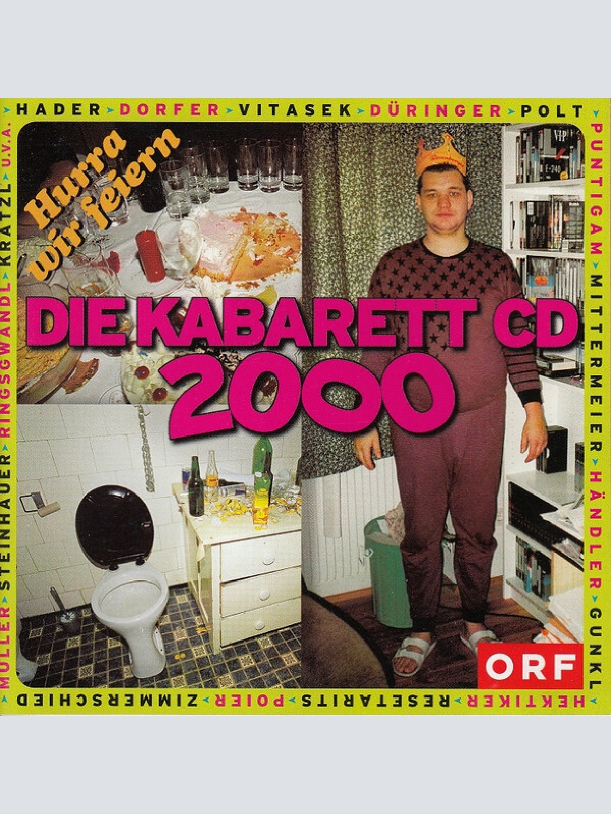 CD, Comp Various - Hurra Wir Feiern - Die Kabarett CD 2000