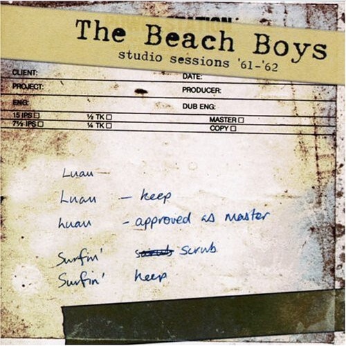 CD, Comp The Beach Boys - Studio Sessions '61-'62