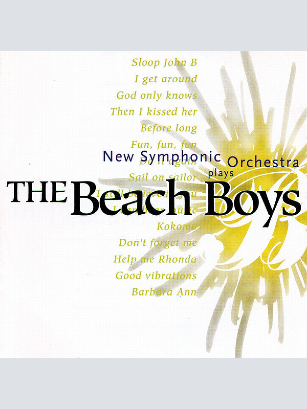 CD, Album New Symphonic Orchestra* - Plays The Beach Boys