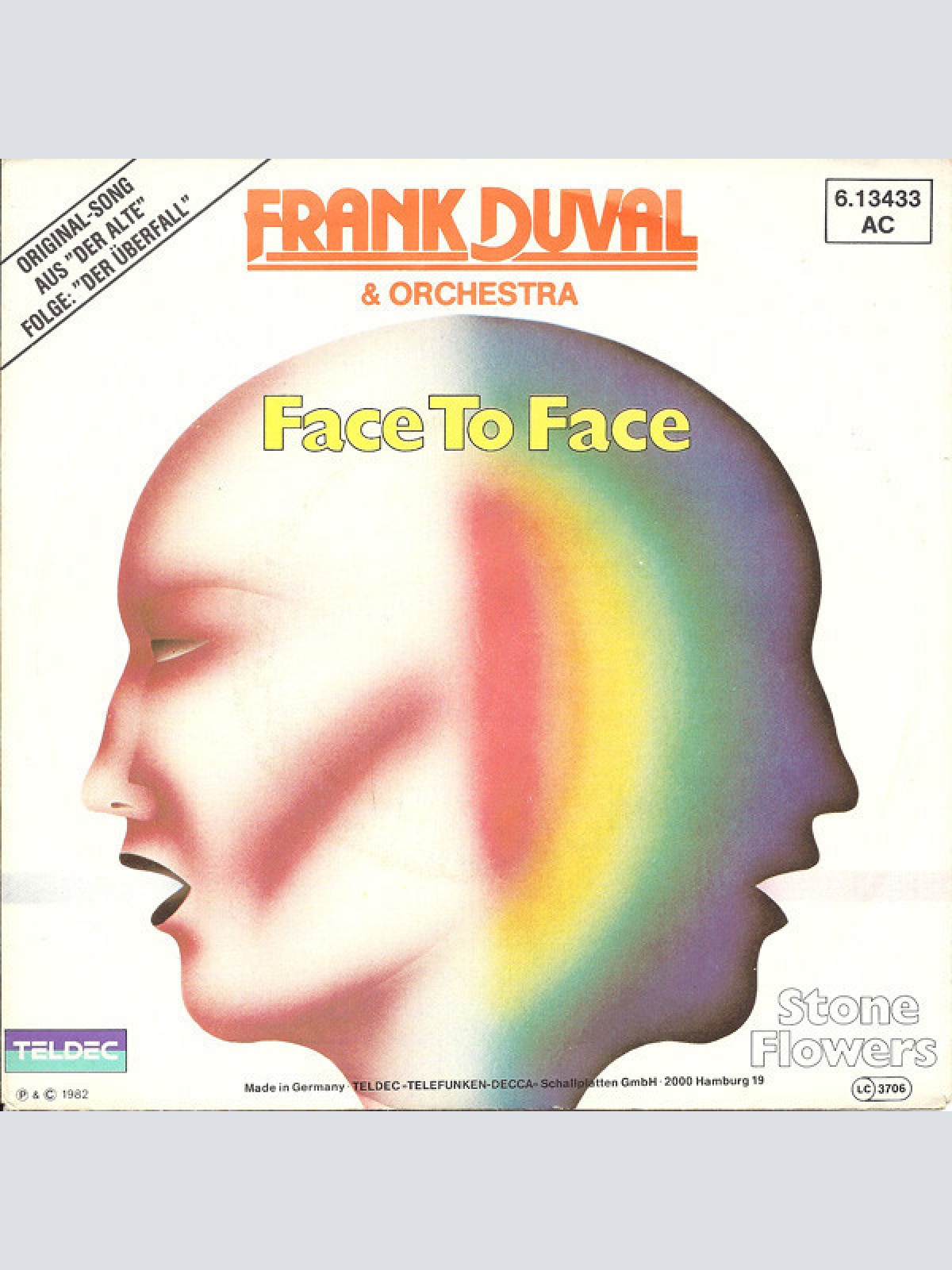 7", Single Frank Duval & Orchestra - Face To Face