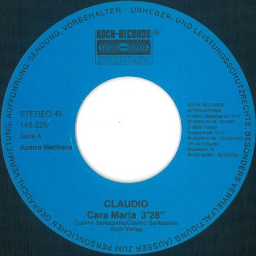 7" Claudio (42) - Cara Maria