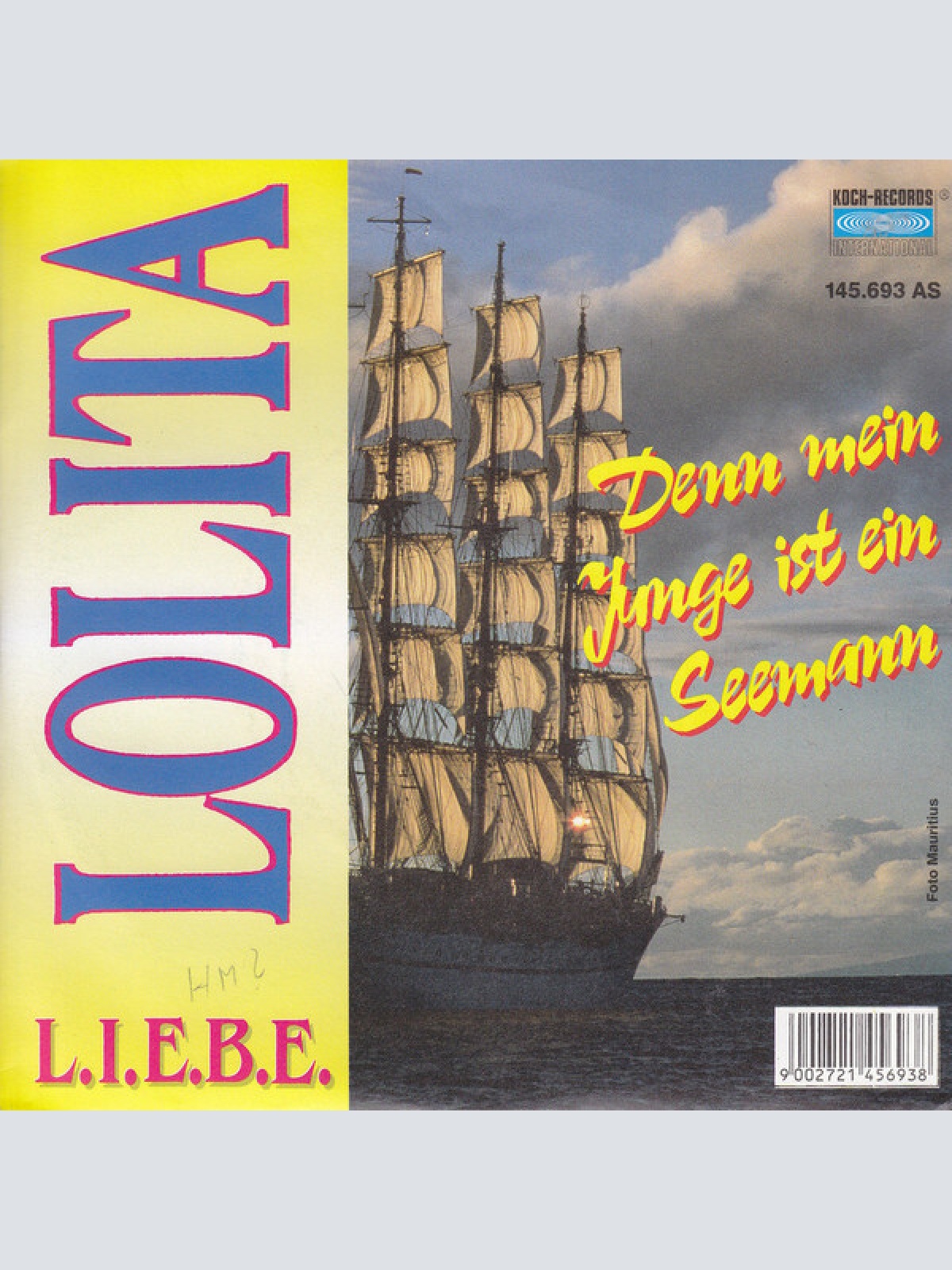 7", Single Lolita (3) - Denn Mein Junge Ist Ein Seemann