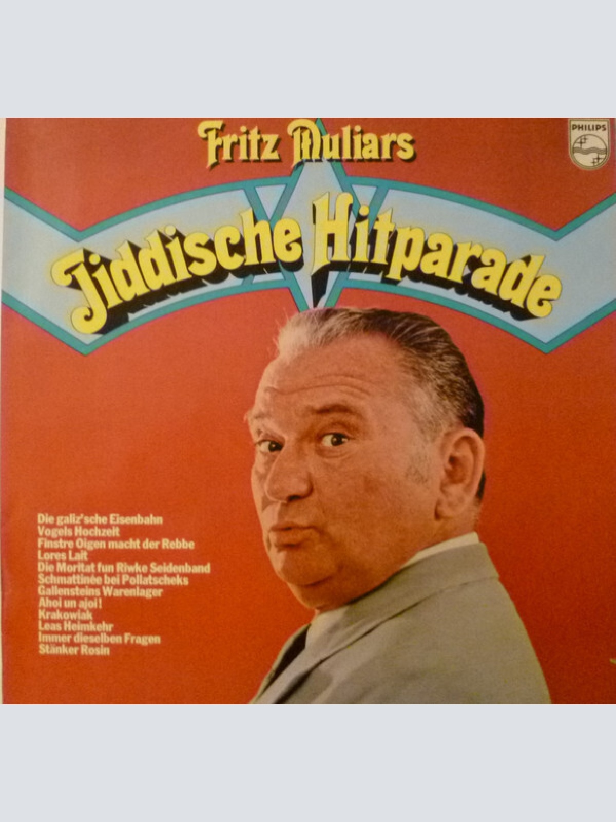 LP, Album Fritz Muliar - Jiddische Hitparade
