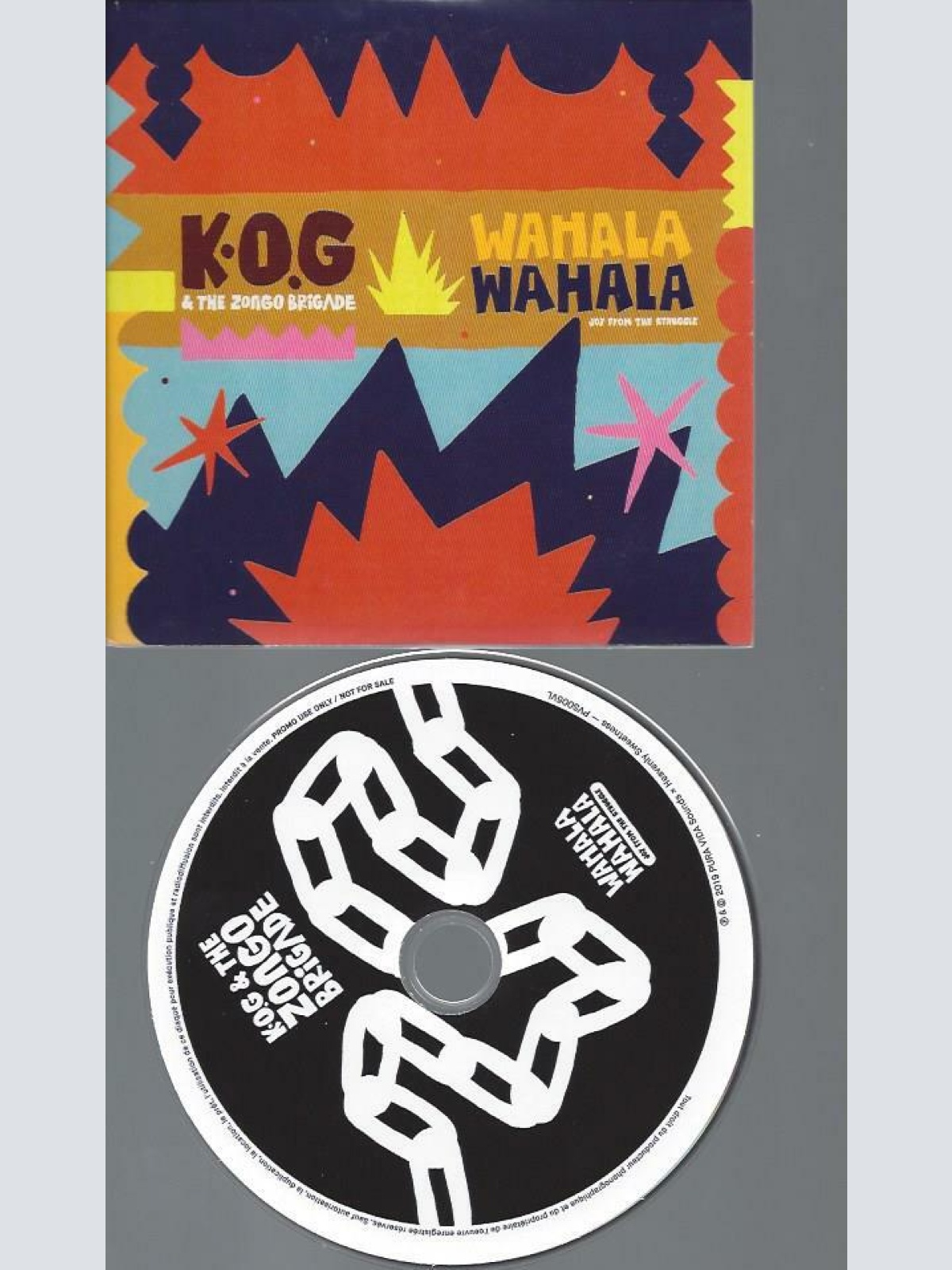CD --  K.O.G And The The Zongo Brigade  Wahala Wahala PROMO// CARDSLEEVE