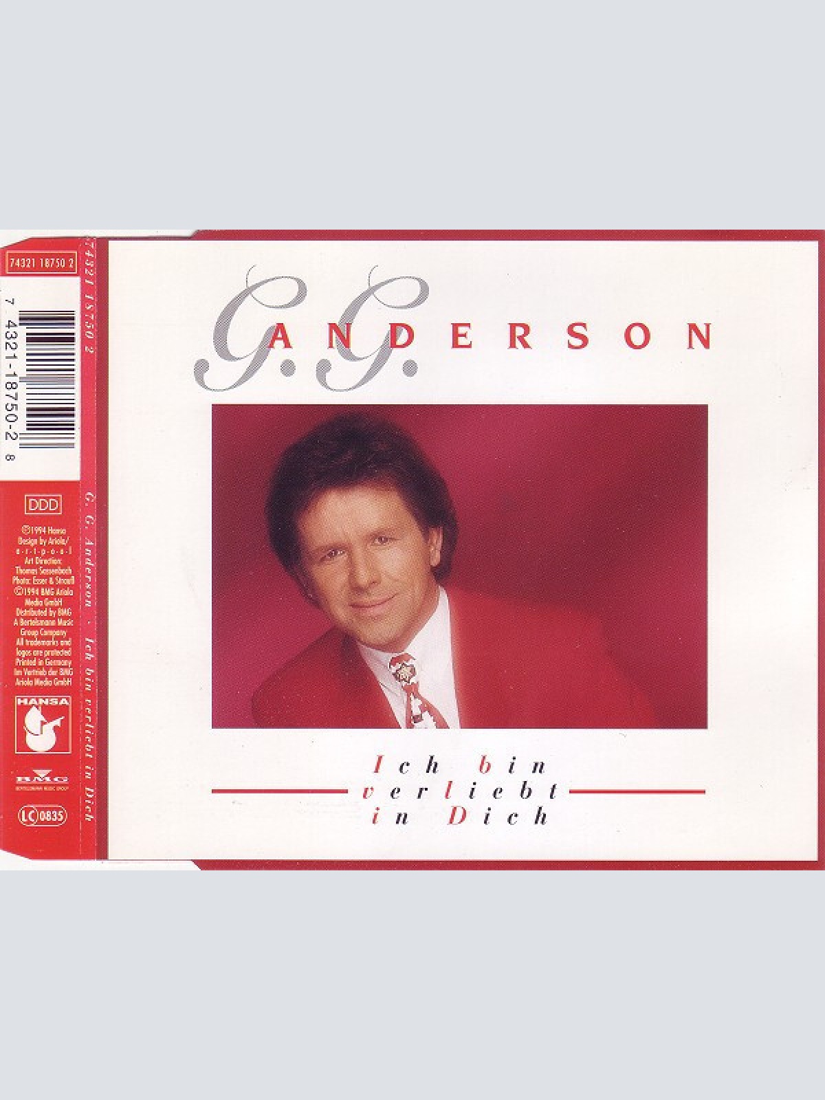 CD, Single G. G. Anderson* - Ich Bin Verliebt In Dich