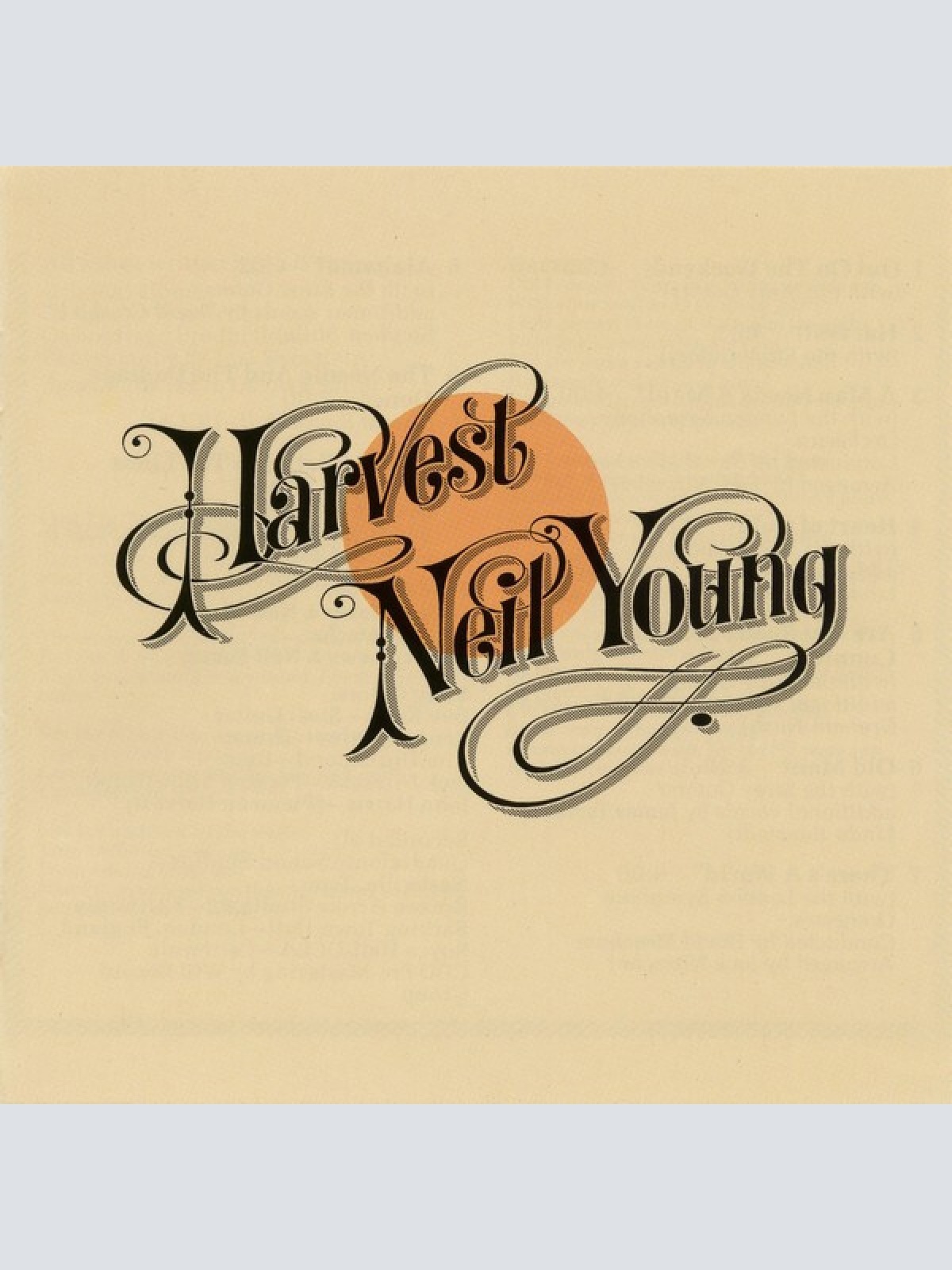 LP, Album, RE Neil Young - Harvest